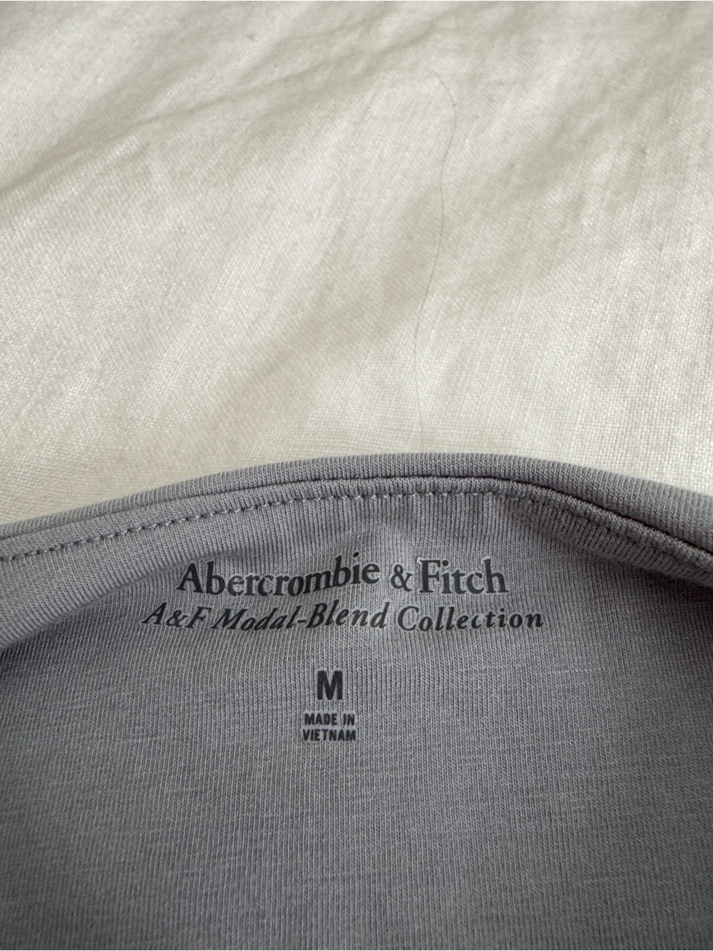 A&F Cotton-Modal Ruched Shell Bodysuit - Picture 2 of 3